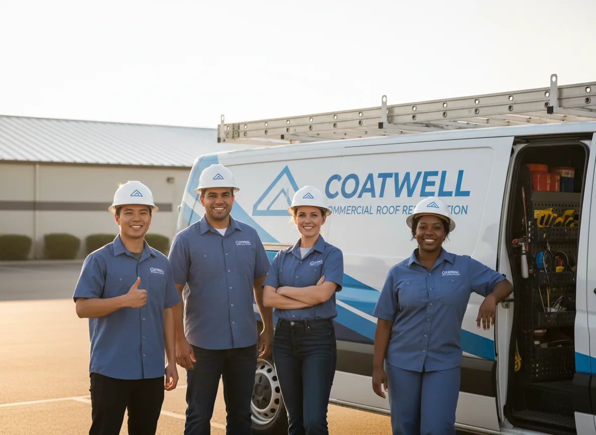 Commercial roof coating company in Irwin, IA